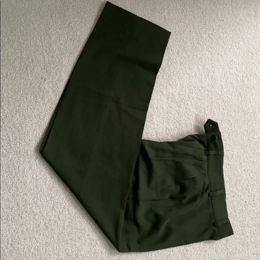 Escada dark green pants